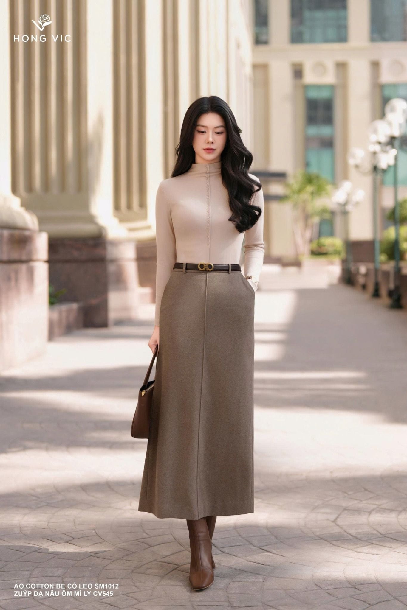 Áo cotton be cổ leo SM1012