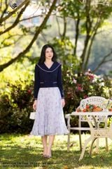 Zuýp hoa bóng nước tím CV504