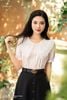 Áo trắng thêu cổ vintage SM661