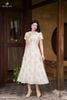 Đầm hoa thêu mimosa DL1099