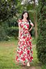 Đầm thô hoa bách hợp DL1152