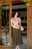 Áo ký giả hoa hồng cổ tròn SM1175
