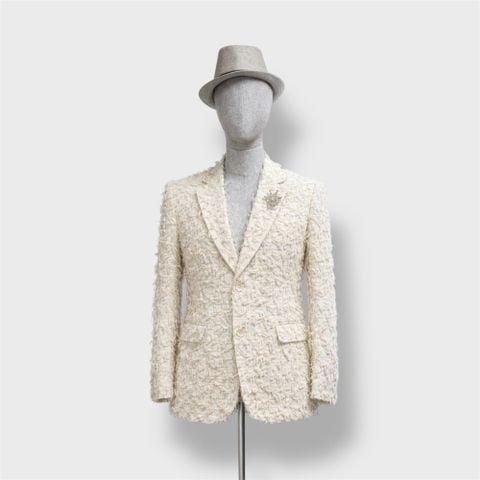 2 BUTTONS BLOSSOM SILK BLAZER #BLZ006