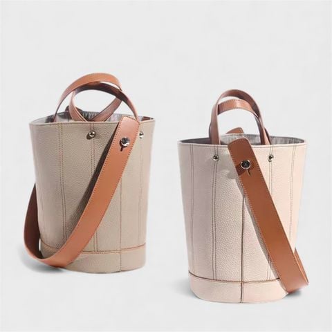 LES GRAINED SADDLE BUCKET #PHL2360