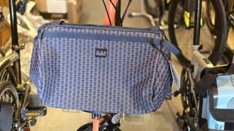 Brompton Basket Bag L Made with Liberty Fabric Jonathan