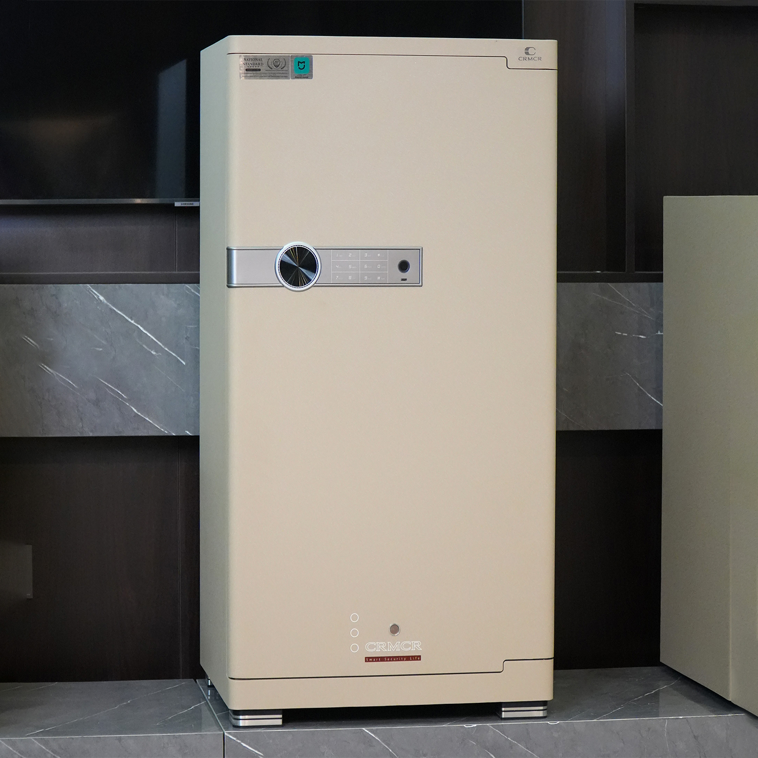 Két Sắt Xiaomi CRMCR 120JBW có ngăn đồng hồ xoay, cảnh báo điện thoại