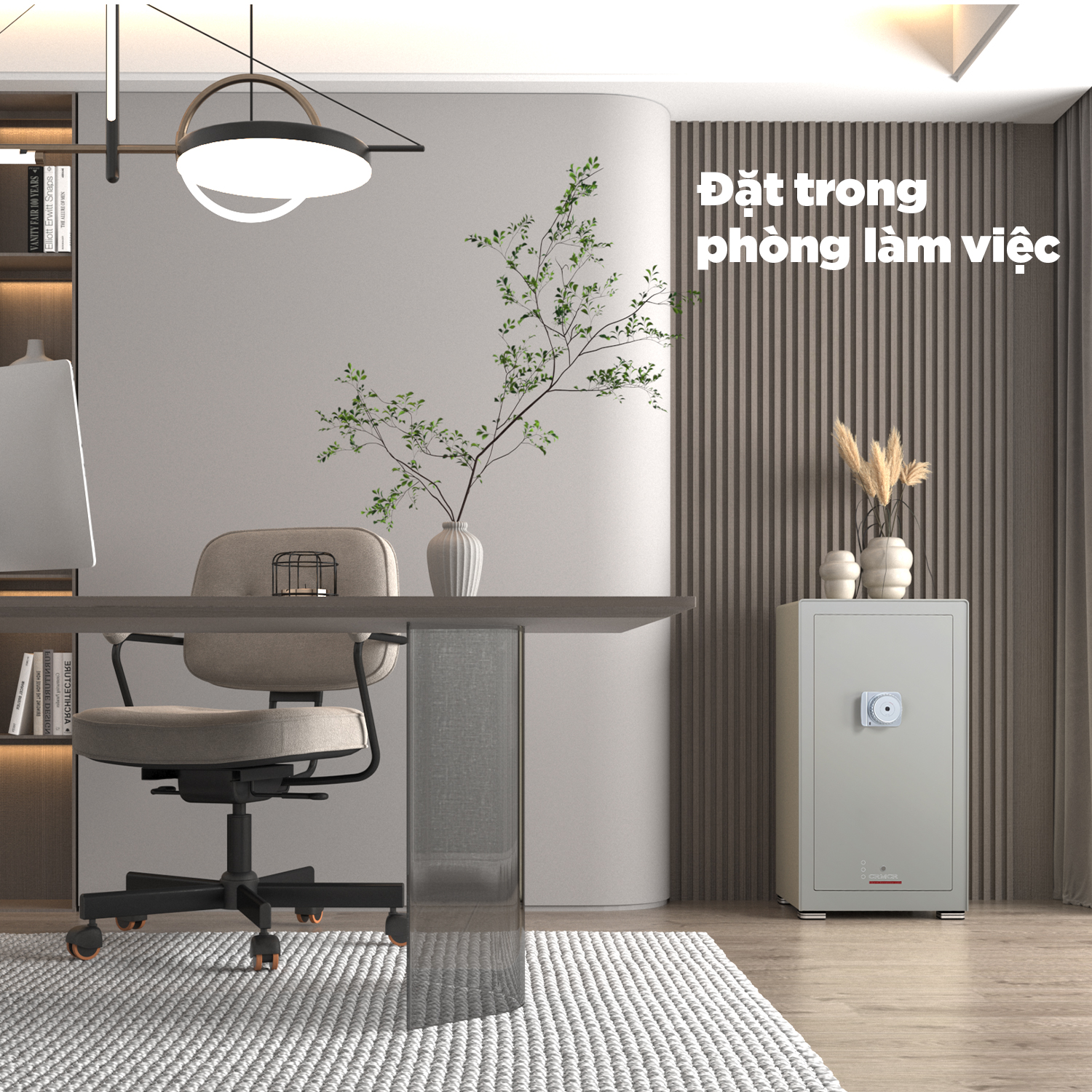 Két Sắt Nhập Khẩu CRMCR 100MB Thép Dày 10 Ly Chống Phá, Cảnh Báo Qua Điện Thoại