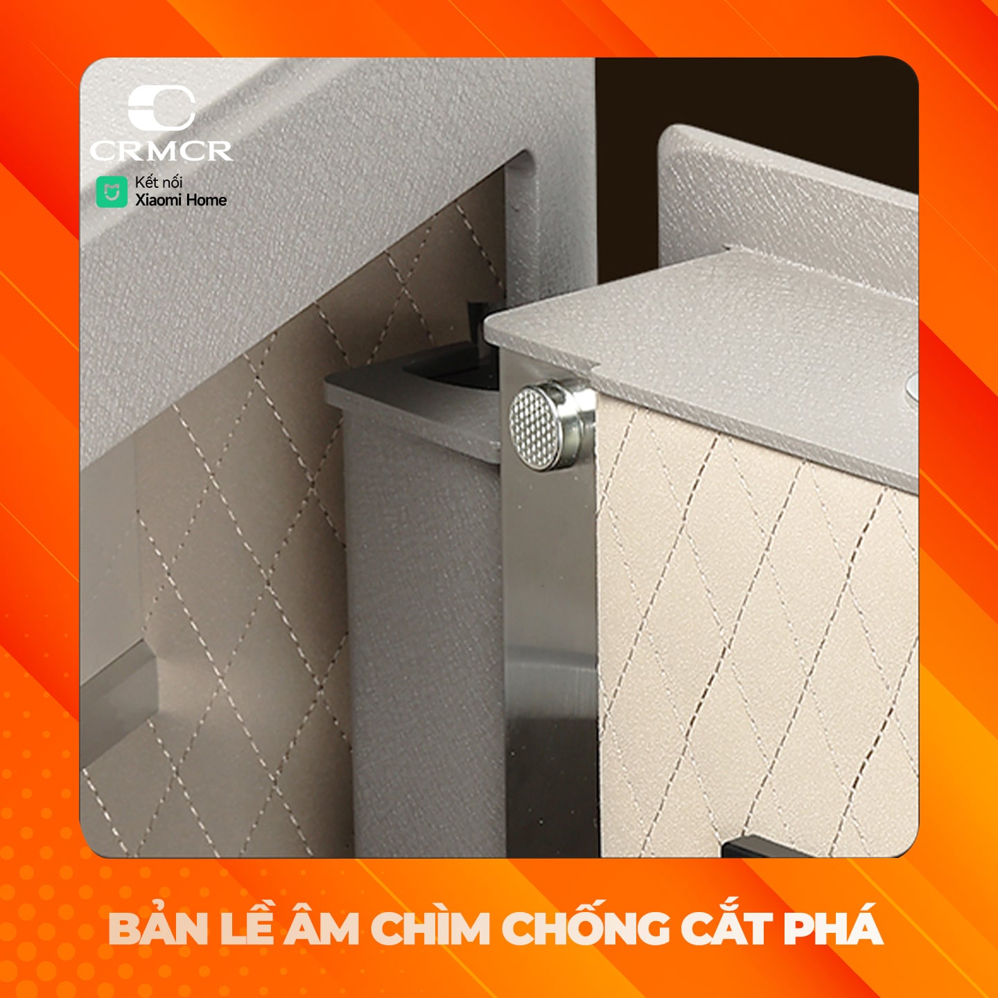 Két Sắt Nhập Khẩu Xiaomi CRMCR 45LB Vân Tay Điện Tử, Xác Minh Danh Tính Người Mở