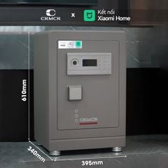 Két Sắt Nhập Khẩu Xiaomi CRMCR 61LB Vân Tay Điện Tử, Xác Minh Danh Tính Người Mở