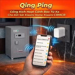 Cổng Kích Hoạt Cảnh Báo Từ Xa Cho Két Sắt Nhập Khẩu Xiaomi CRMCR - QingPing Smart Gateway CRMCR