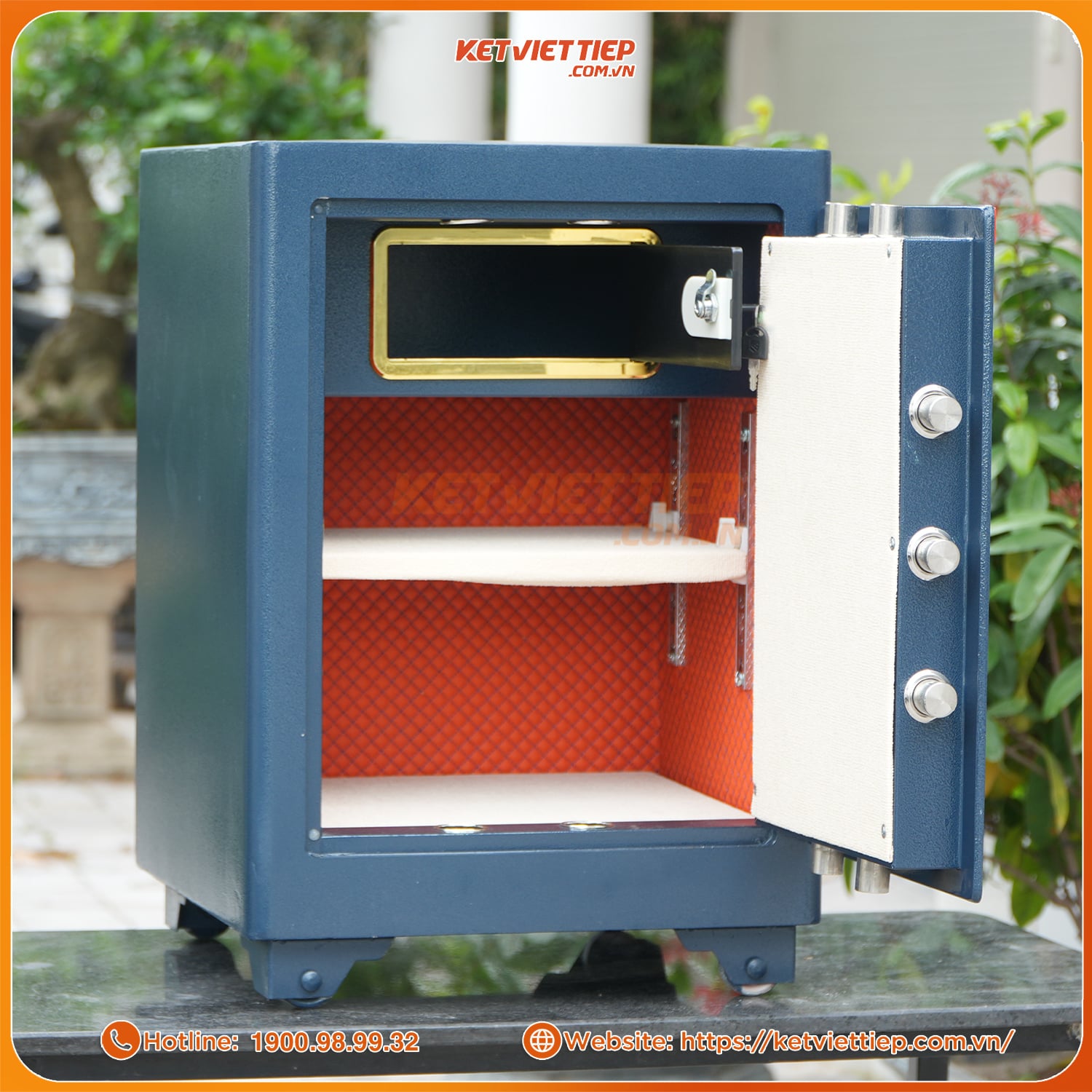 Két Sắt Việt Tiệp SC66 Khóa Cơ Đổi Mã, Chống Cháy, Dùng Siêu Bền