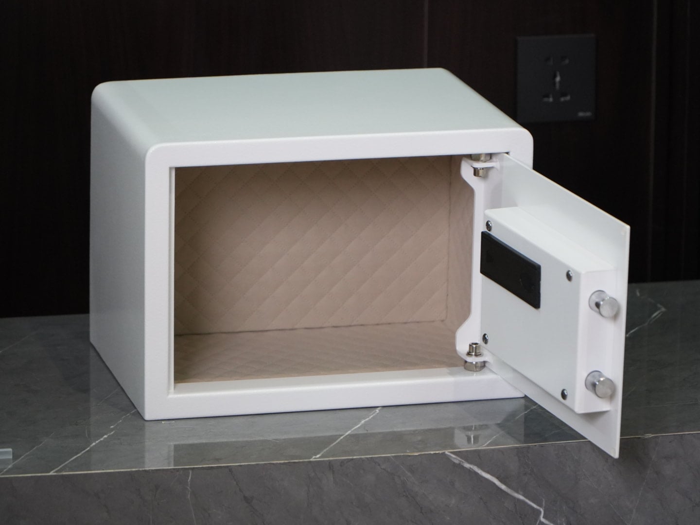 Két Sắt Xiaomi CRMCR 25LN – Két Mini Premium Bảo Mật 5 Cách Mở, Để Vừa A4, Chống Lộ Mật Khẩu