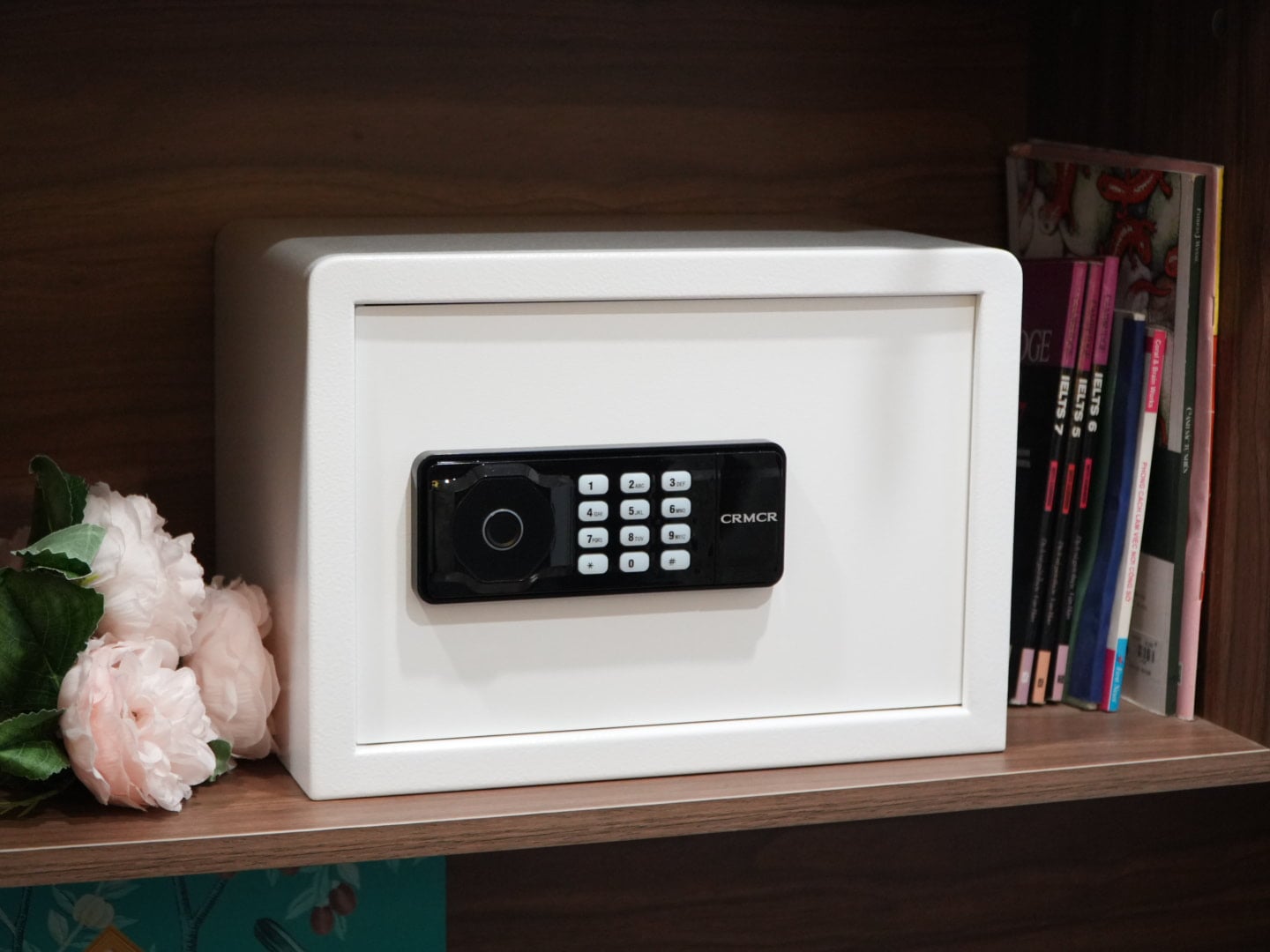 Két Sắt Xiaomi CRMCR 25LN – Két Mini Premium Bảo Mật 5 Cách Mở, Để Vừa A4, Chống Lộ Mật Khẩu