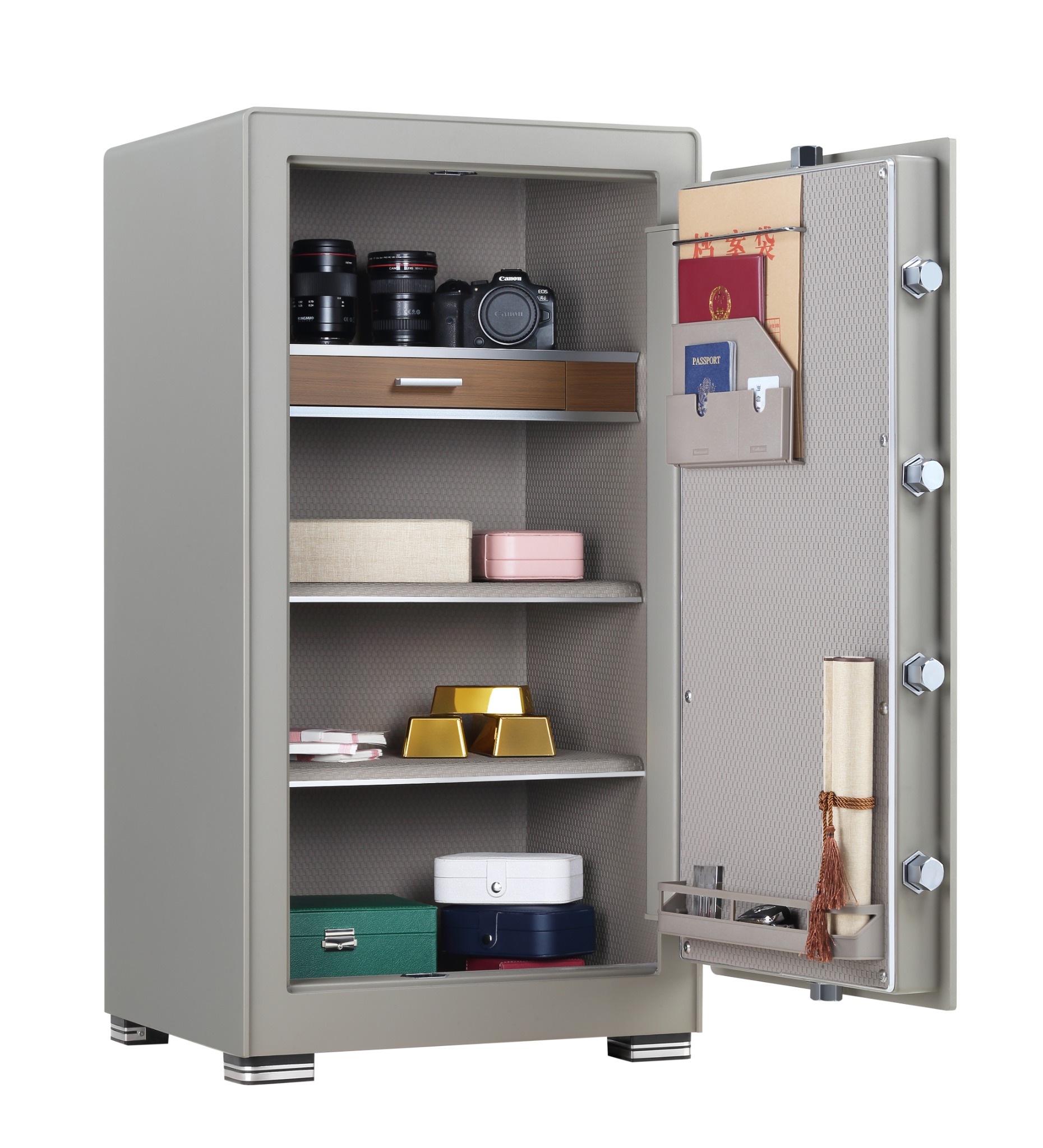 Két Sắt Nhập Khẩu CRMCR 100MB Thép Dày 10 Ly Chống Phá, Cảnh Báo Qua Điện Thoại