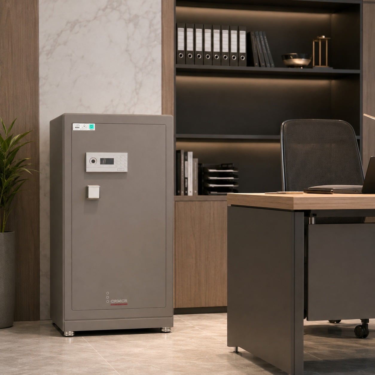 Két Sắt Nhập Khẩu Xiaomi CRMCR 123LB Vân Tay Điện Tử, Xác Minh Danh Tính Người Mở