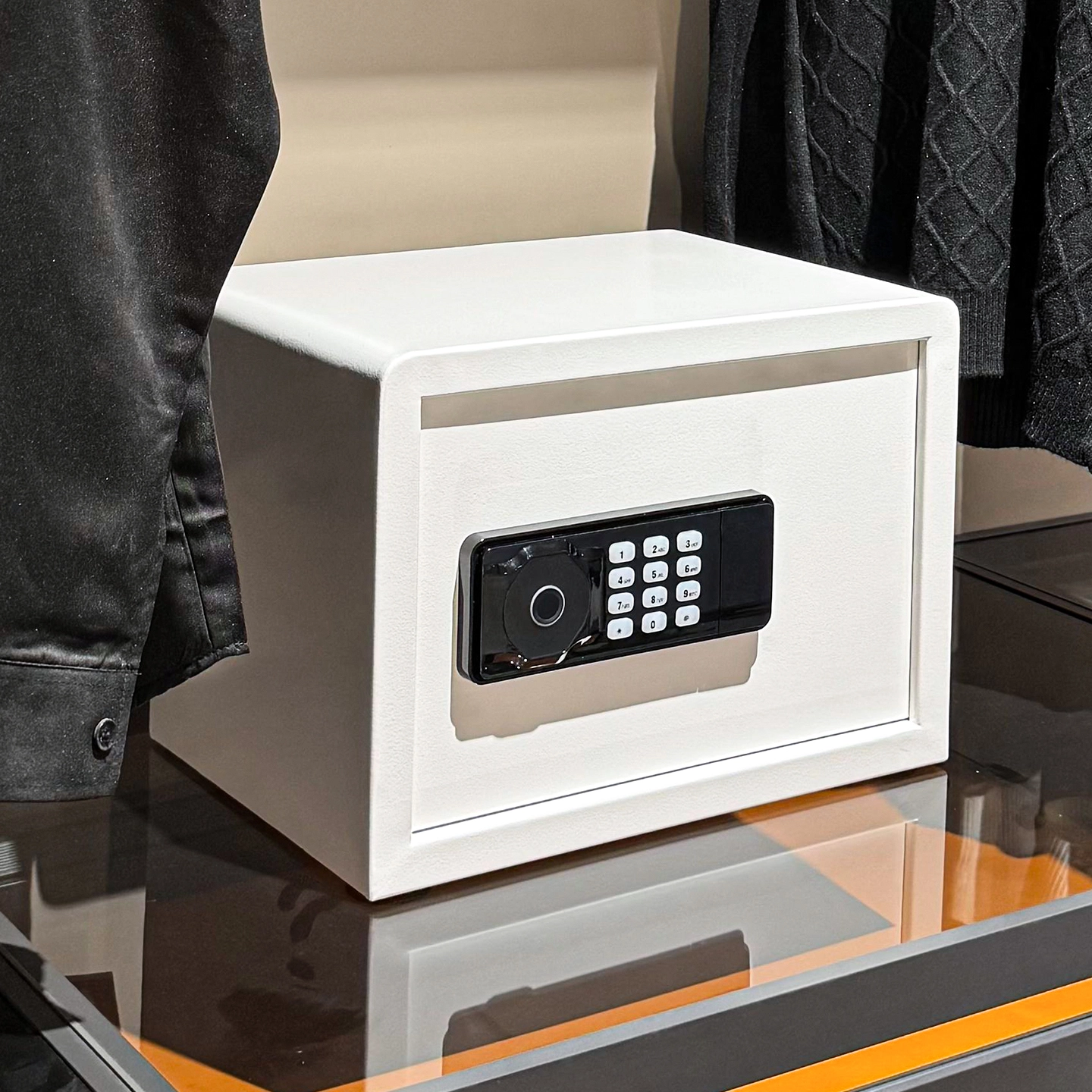 Két Sắt Xiaomi CRMCR 25LN – Két Mini Premium Bảo Mật 5 Cách Mở, Để Vừa A4, Chống Lộ Mật Khẩu