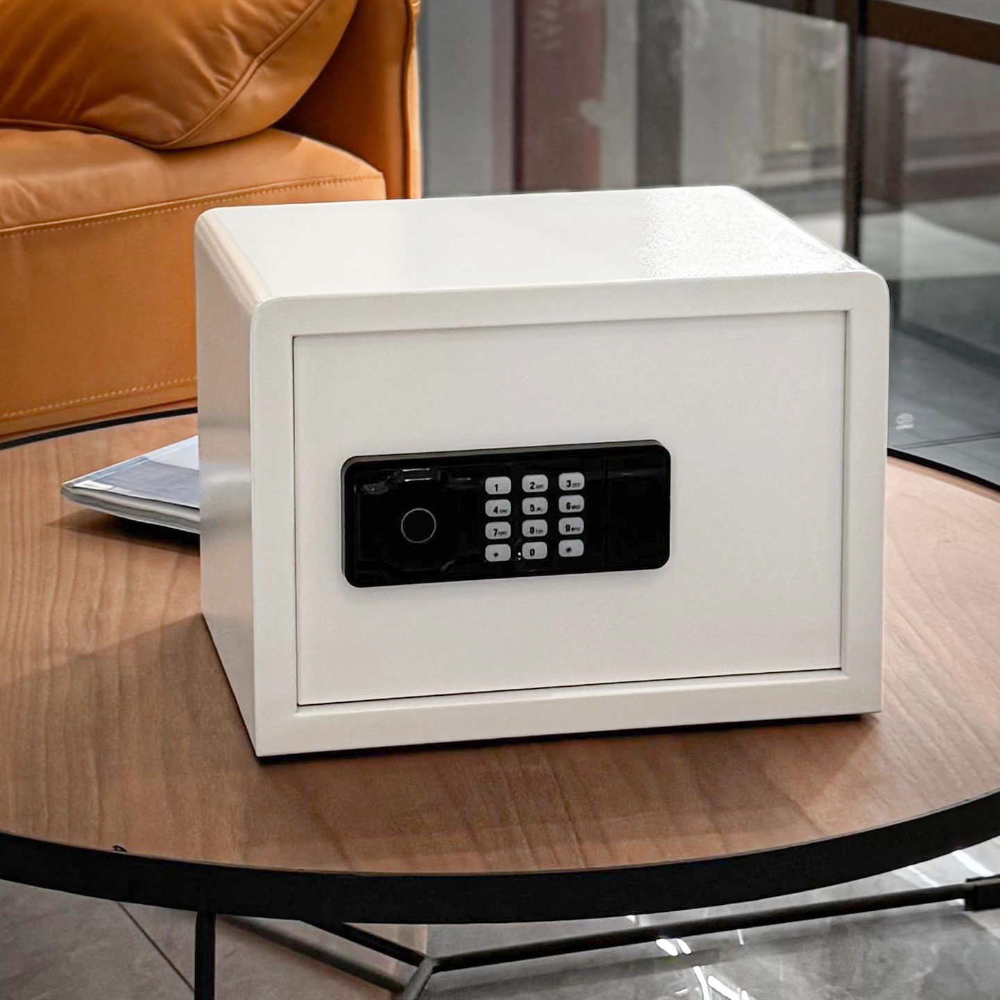 Két Sắt Xiaomi CRMCR 25LN – Két Mini Premium Bảo Mật 5 Cách Mở, Để Vừa A4, Chống Lộ Mật Khẩu