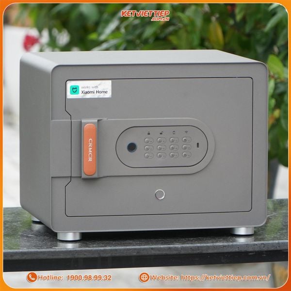Két Sắt Xiaomi CRMCR 30MS Khóa Vân Tay Điện Tử, Kết Nối App Xiaomi Home
