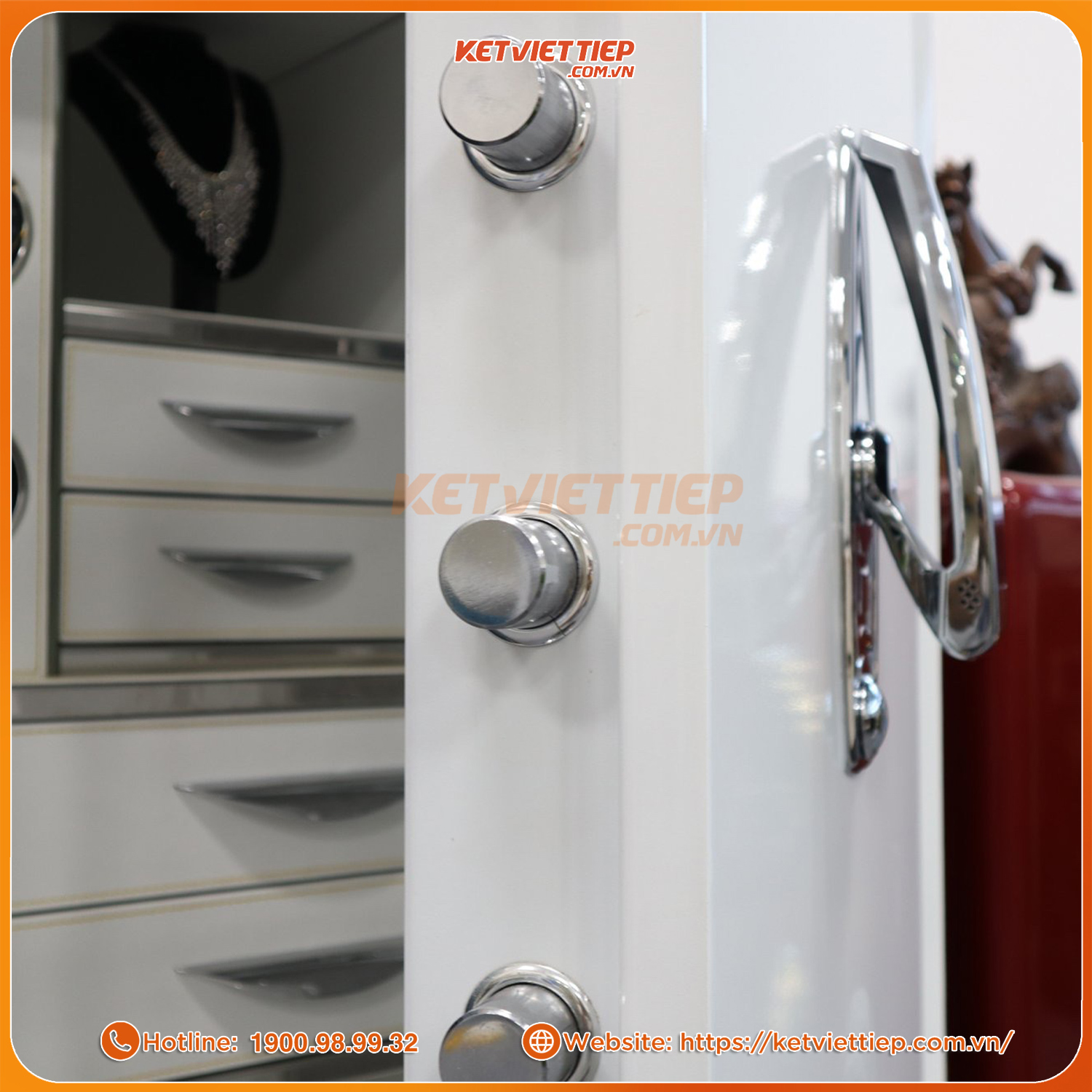 Két Sắt Nhập Khẩu Thông Minh Cao Cấp BENSON120 Nhận Diện Khuôn Mặt - Tích hợp hộp xoay đồng hồ