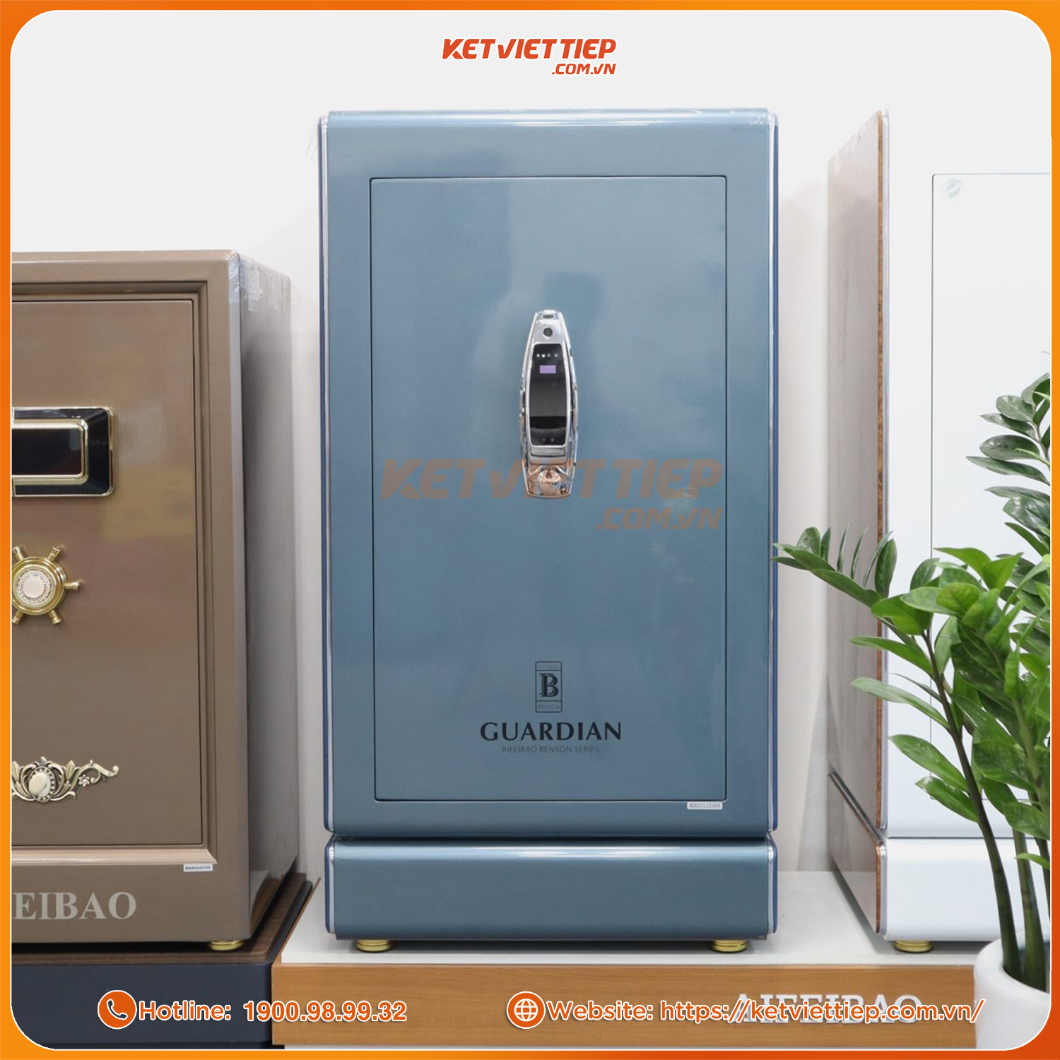 Két Sắt Nhập Khẩu Thông Minh Cao Cấp BENSON120 Nhận Diện Khuôn Mặt - Tích hợp hộp xoay đồng hồ