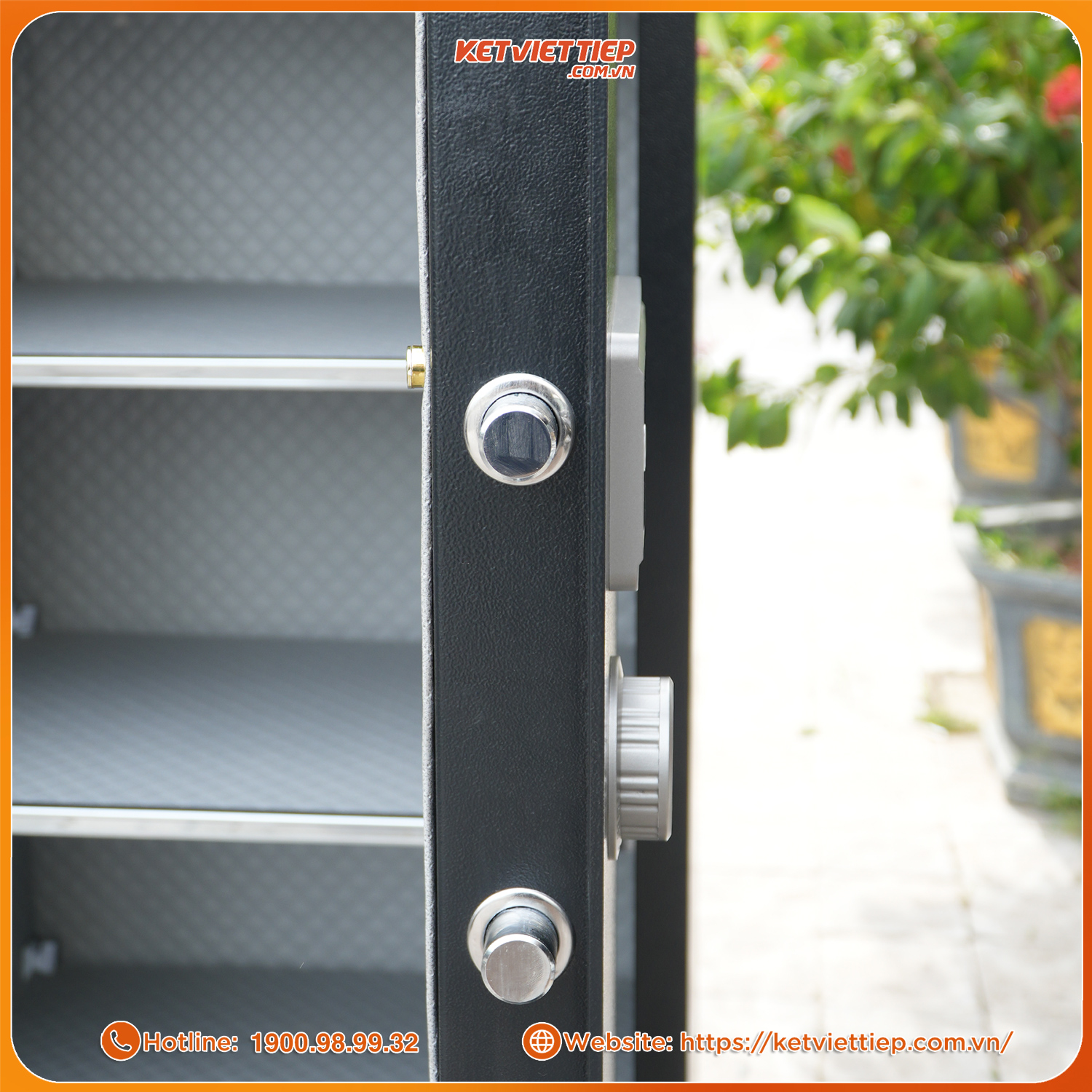 Két Sắt Nhập Khẩu Safiron 150LS Vân Tay Điện Tử Kết Nối APP Điện Thoại