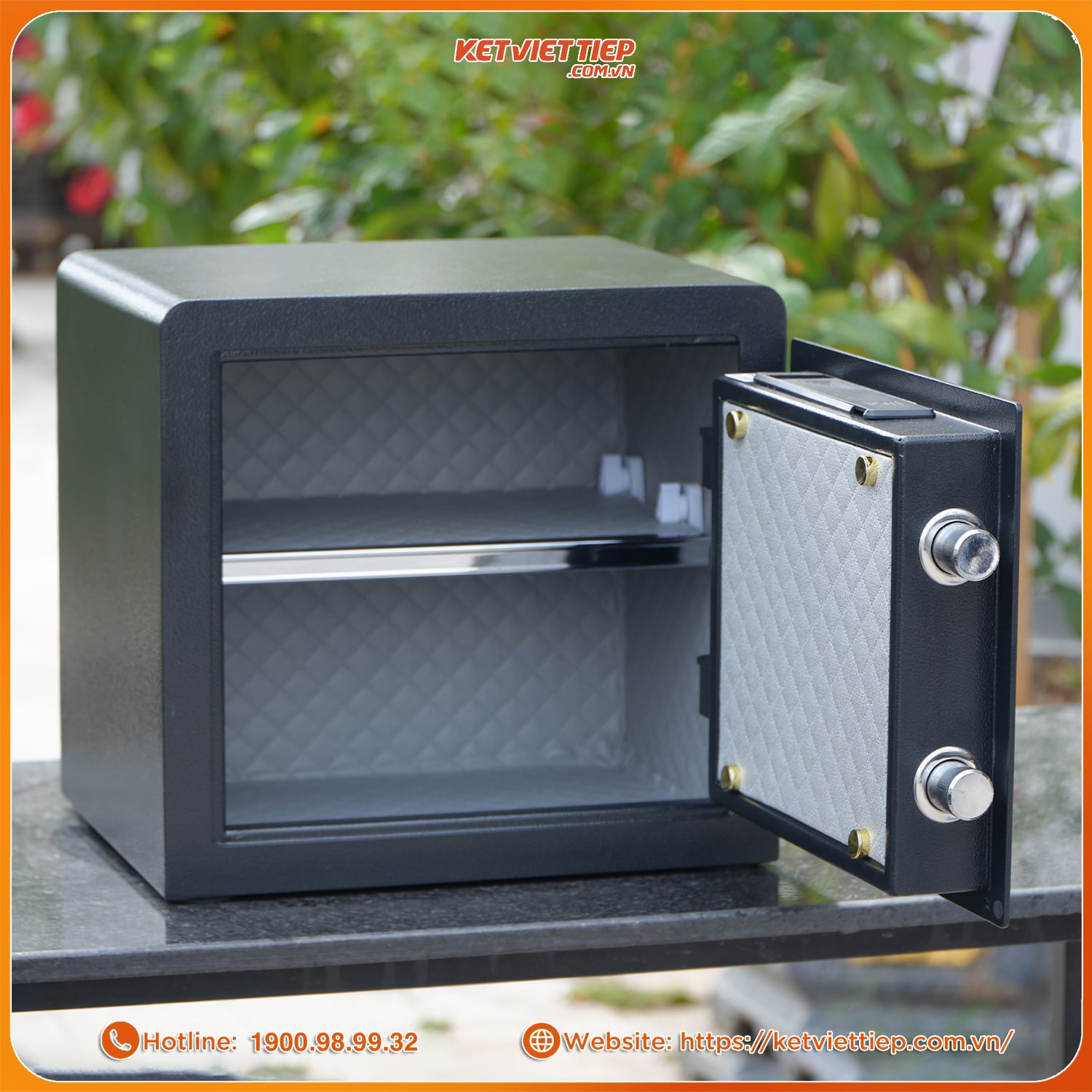 Két Sắt Mini Nhập Khẩu Safiron 35LS Vân Tay Điện Tử Kết Nối App Điện Thoại