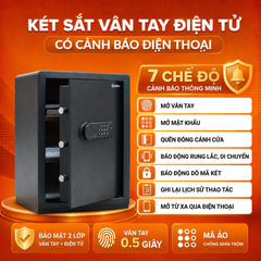 Két Sắt Nhập Khẩu Safiron 60LBF Vân Tay Điện Tử Kết Nối App Điện Thoại