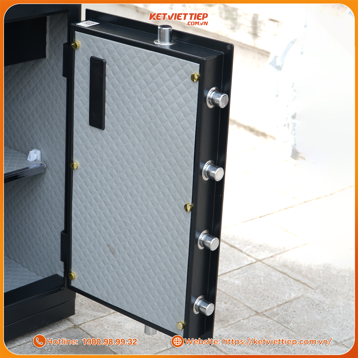 Két Sắt Nhập Khẩu Safiron 80LS Vân Tay Điện Tử Kết Nối APP Điện Thoại