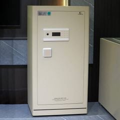 Két Sắt Xiaomi CRMCR 100LE Vân Tay Định Danh Báo Đúng Tên Người Mở, Thân thép Q345 Đúc Đặc 6 Mặt. 8 Chế Độ Cảnh Báo Điện Thoại