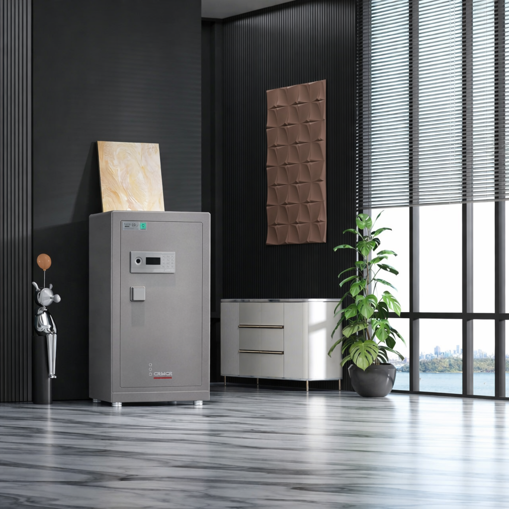 Két Sắt Nhập Khẩu Xiaomi CRMCR 101LB Vân Tay Điện Tử, Xác Minh Danh Tính Người Mở