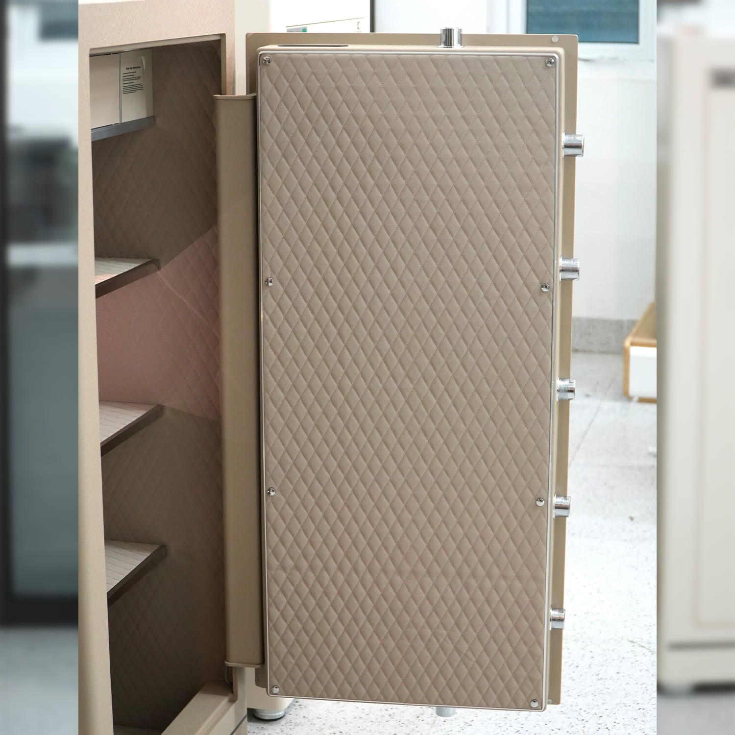 Két Sắt Xiaomi CRMCR 120LE 165kg – Vân Tay Điện Tử Báo Đúng Tên Người Mở, Thép Q345 Đúc Đặc 6 Mặt, Bảo Hành 6 Năm