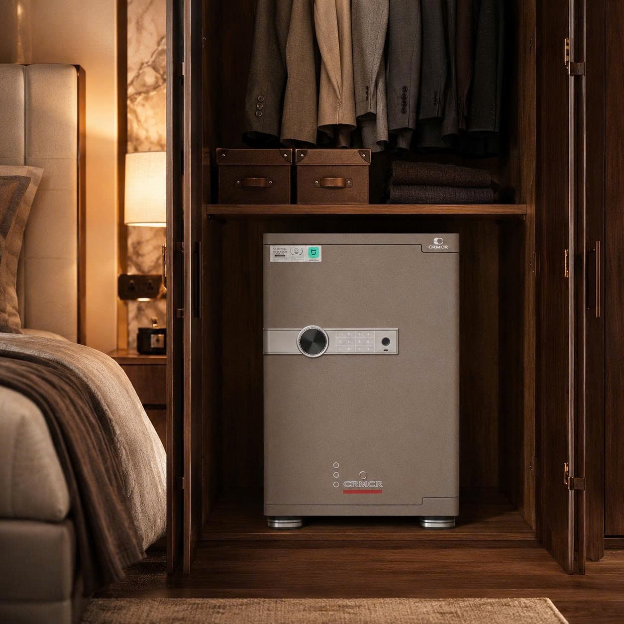 Két Sắt Xiaomi CRMCR 65JB Khóa Vân Tay Điện Tử, Cảnh báo điện thoại