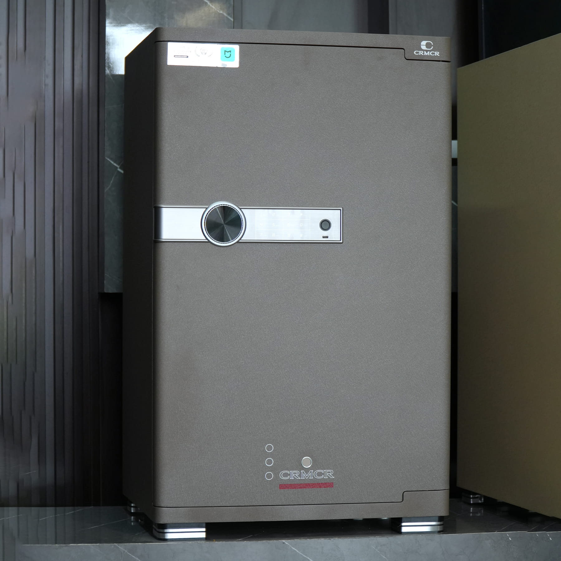 Két Sắt Xiaomi CRMCR 80JBW Có Ngăn Đồng Hồ Xoay, Cảnh báo điện thoại