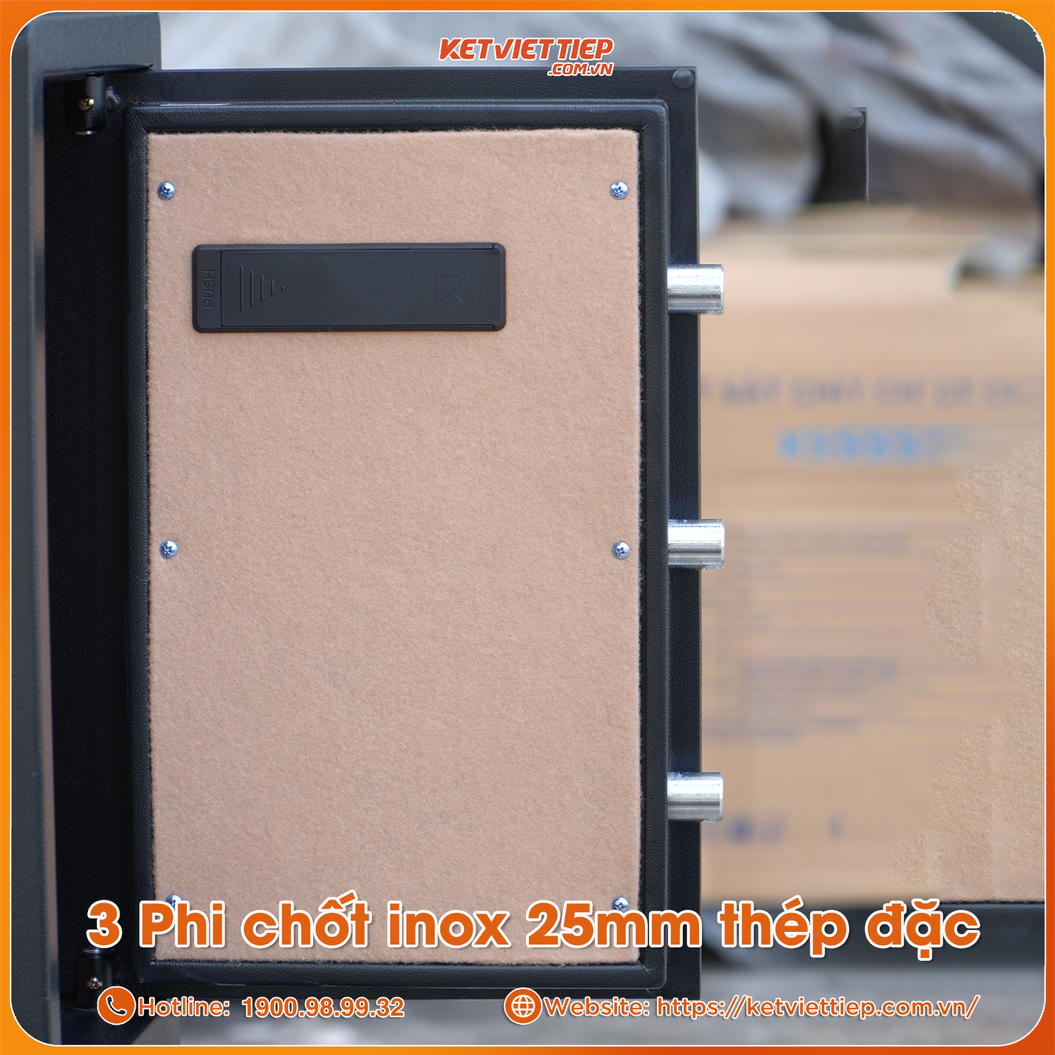 Két Sắt Nhập Khẩu Safiron 60LBF Vân Tay Điện Tử Kết Nối App Điện Thoại