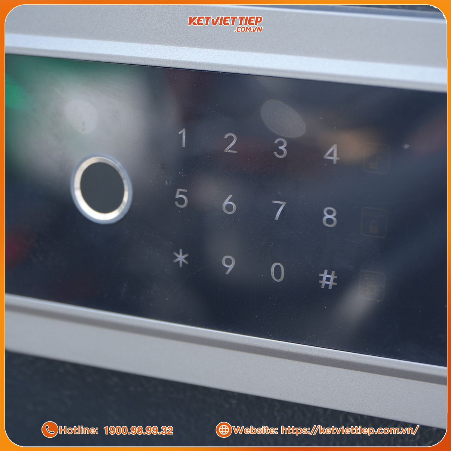 Két Sắt Nhập Khẩu Safiron 60LS Vân Tay Điện Tử Kết Nối App Điện Thoại