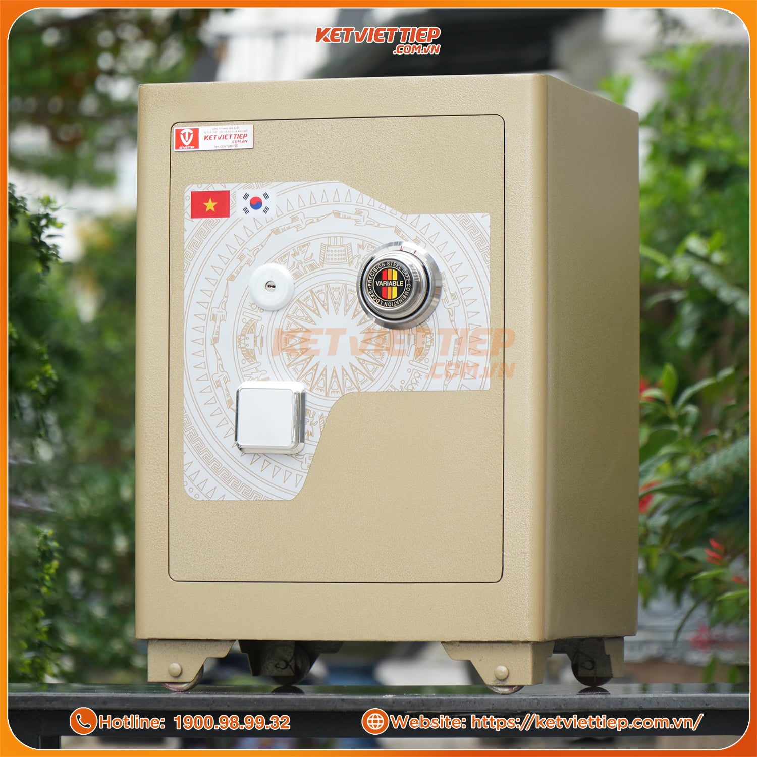 Két sắt Việt Tiệp siêu cường KC188B Khóa Cơ Đổi Mã