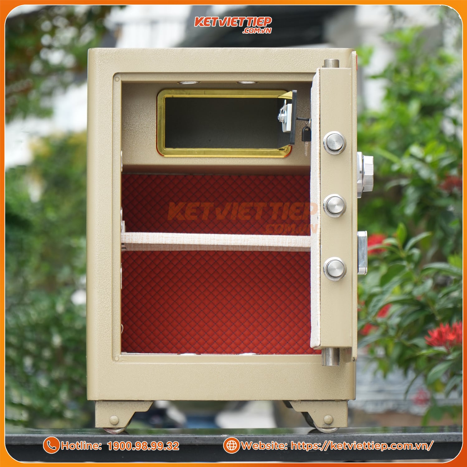 Két sắt Việt Tiệp siêu cường KC188B Khóa Cơ Đổi Mã