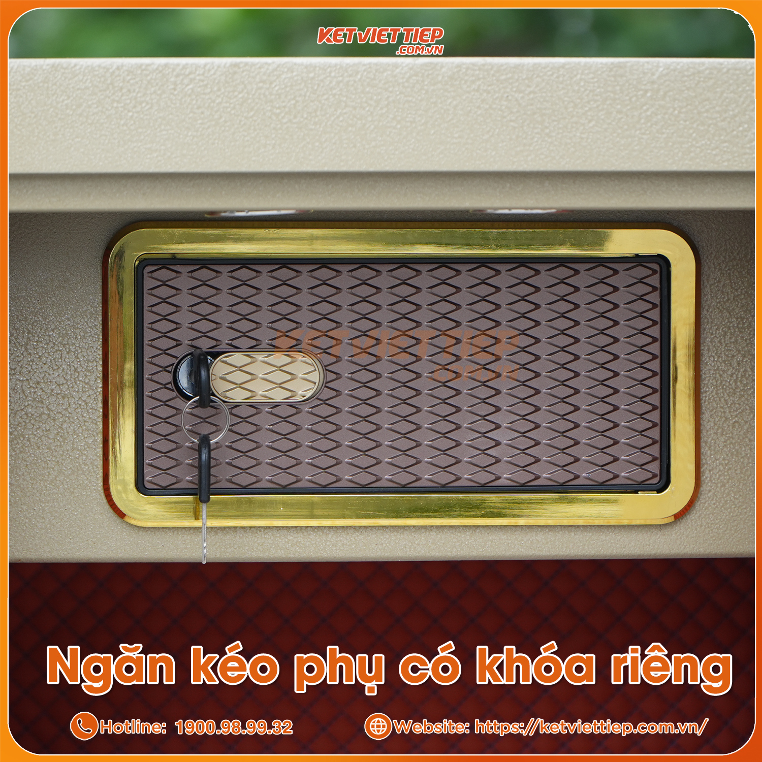 Két sắt Việt Tiệp siêu cường KC188B Khóa Cơ Đổi Mã