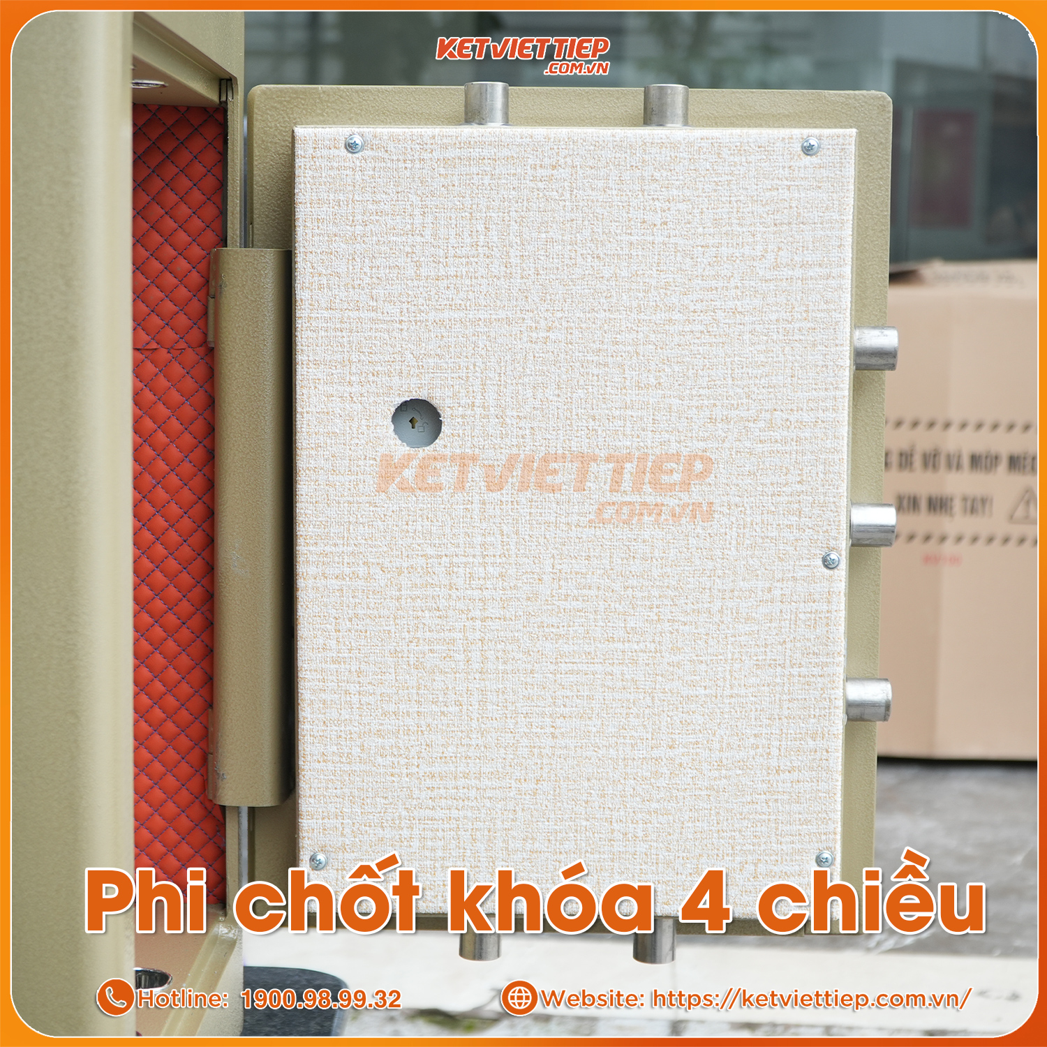 Két sắt Việt Tiệp siêu cường KC188B Khóa Cơ Đổi Mã