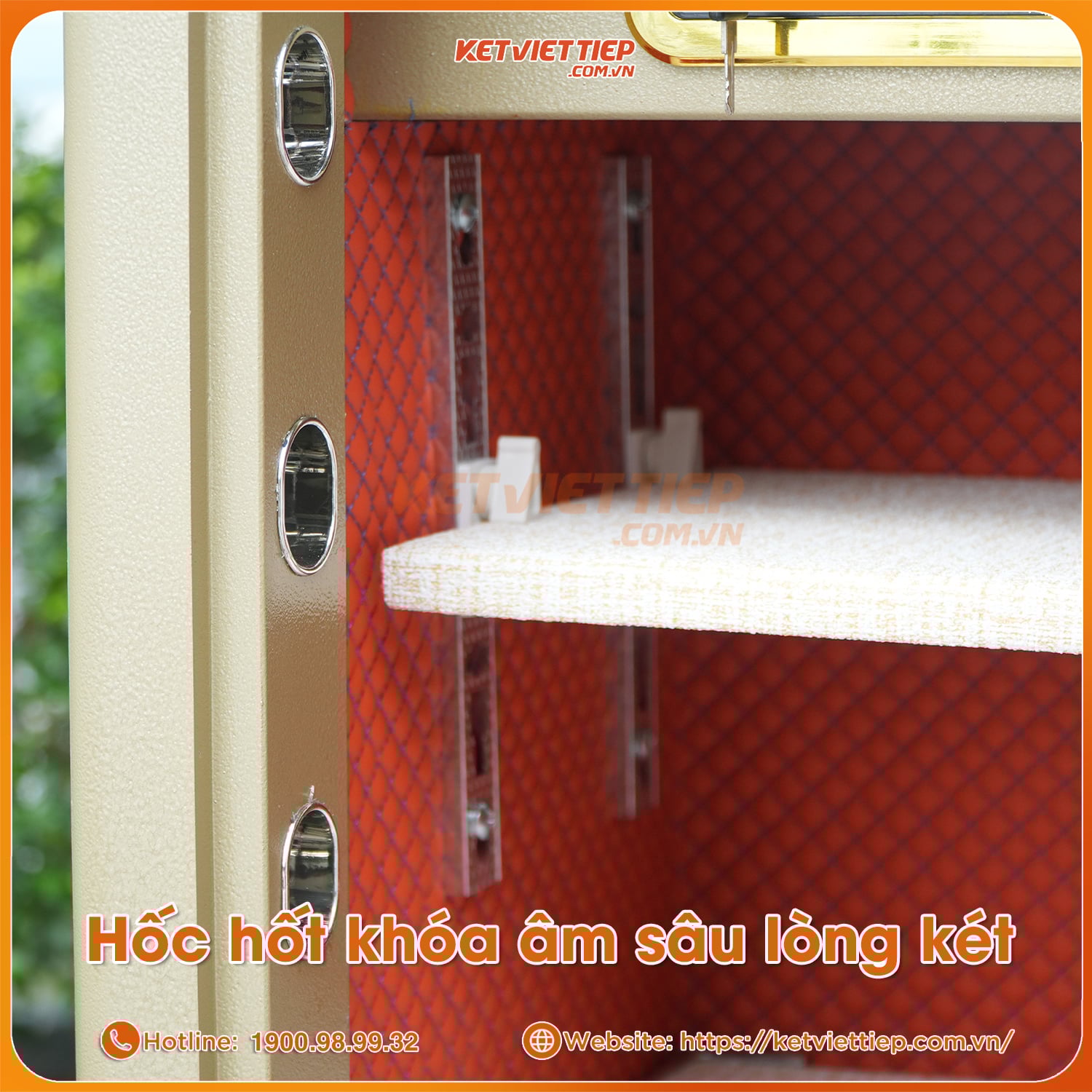 Két sắt Việt Tiệp siêu cường KC188B Khóa Cơ Đổi Mã