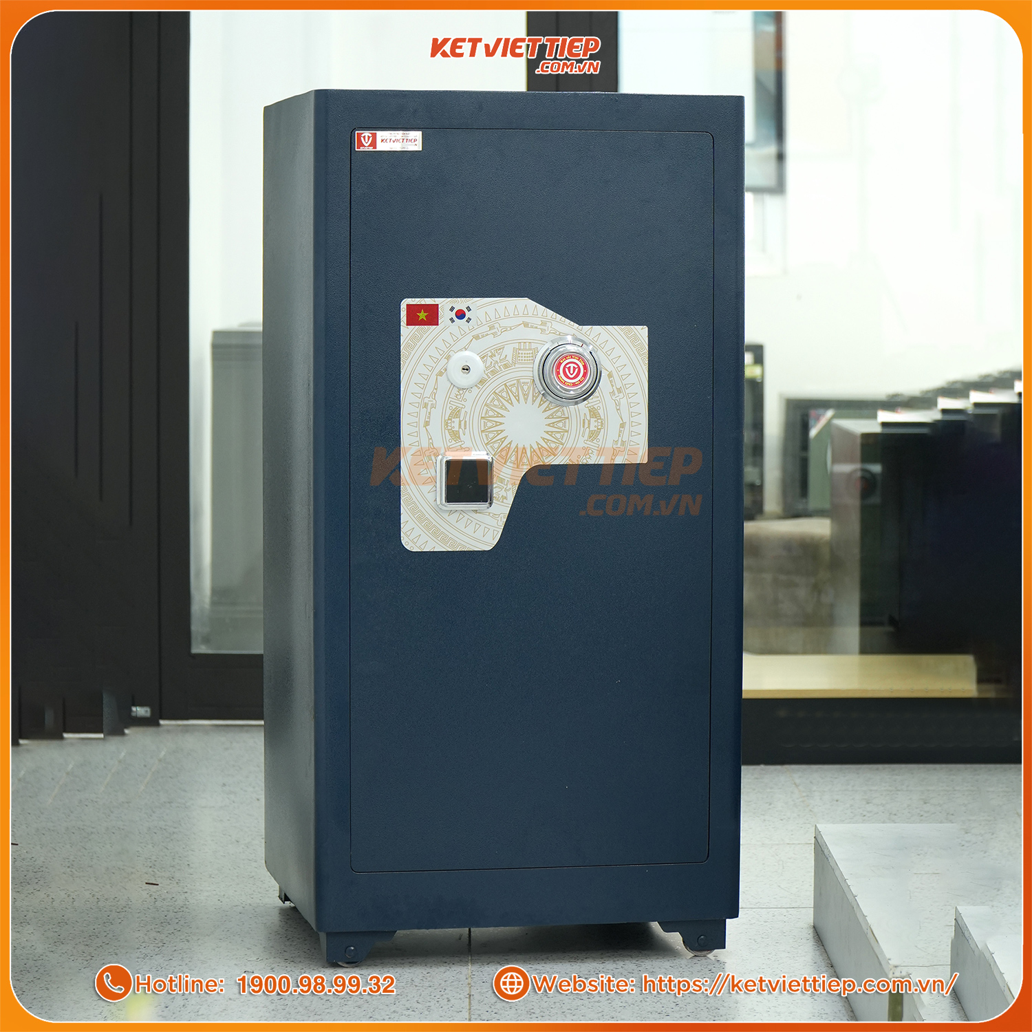 Két Sắt Siêu Cường Việt Tiệp Cỡ Lớn KSC1200DM Khóa Cơ Đổi Mã