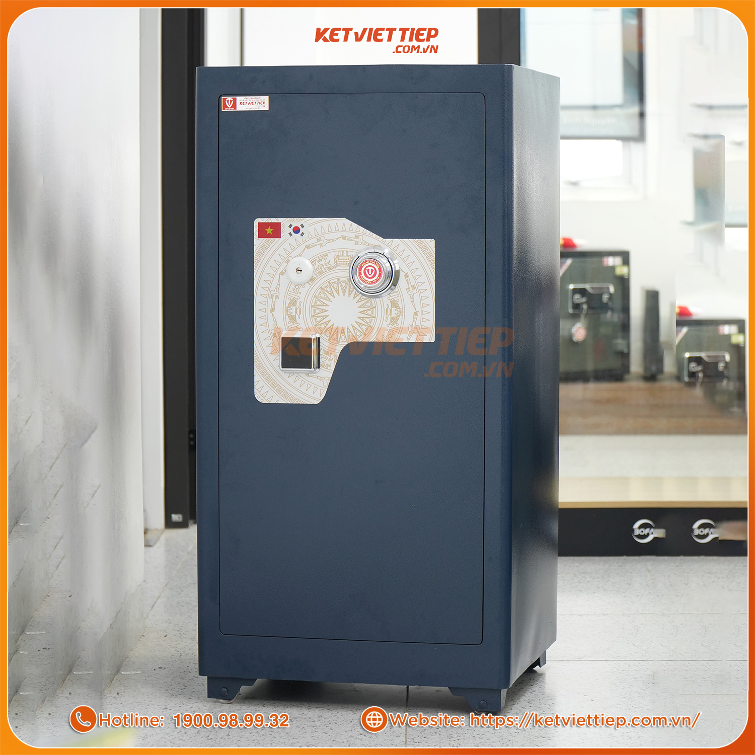 Két Sắt Siêu Cường Việt Tiệp Cỡ Lớn KSC1200DM Khóa Cơ Đổi Mã