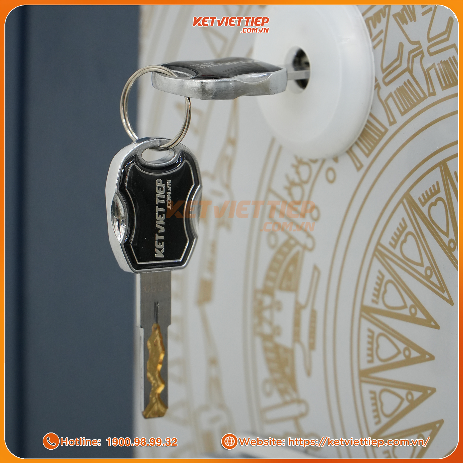 Két Sắt Siêu Cường Việt Tiệp Cỡ Lớn KSC1200DM Khóa Cơ Đổi Mã