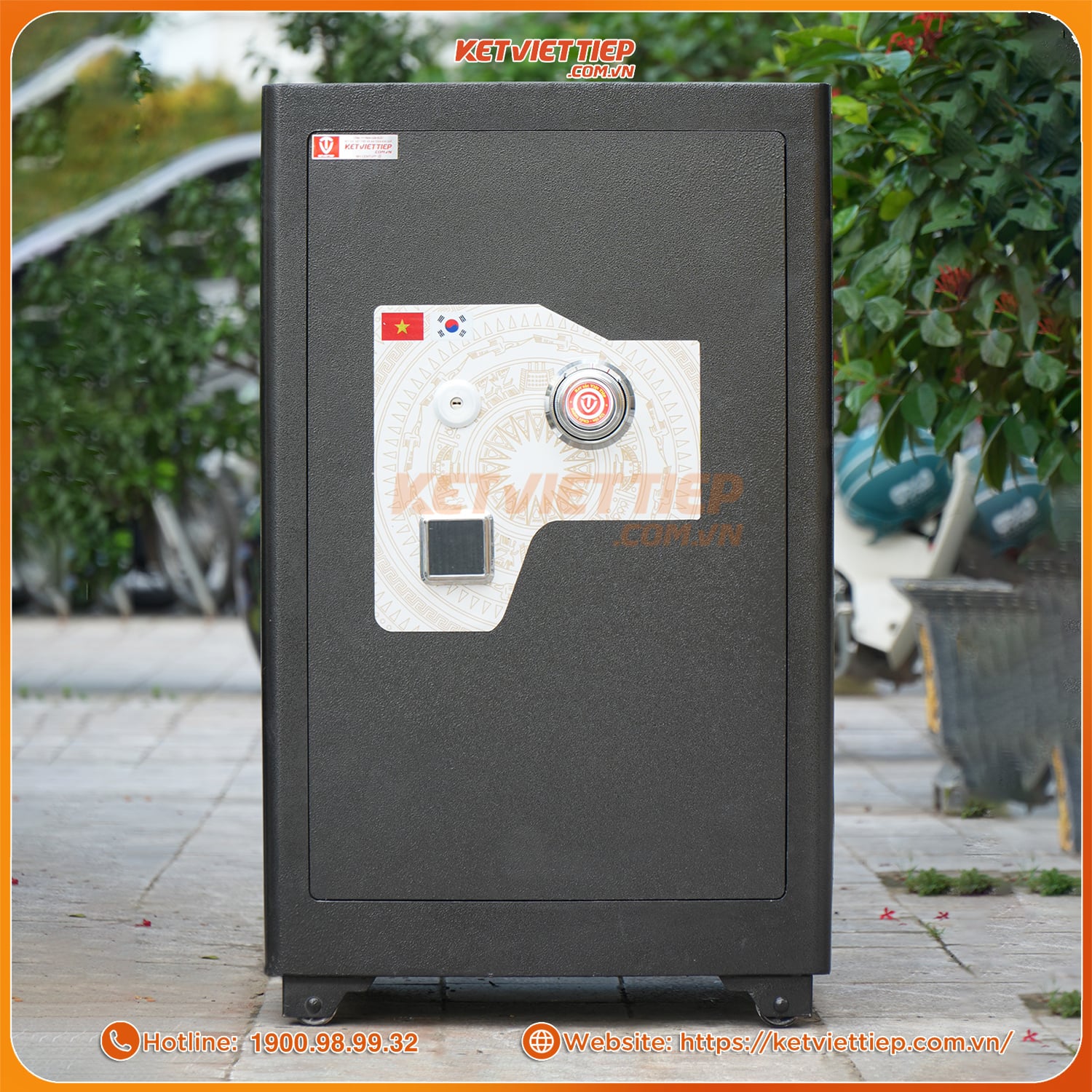 Két Sắt Siêu Cường Việt Tiệp Cỡ Lớn KSC100DM Khóa Cơ Đổi Mã