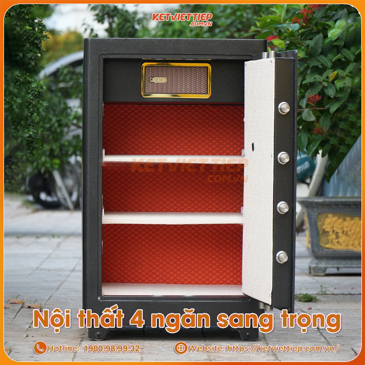 Két Sắt Siêu Cường Việt Tiệp Cỡ Lớn KSC100DM Khóa Cơ Đổi Mã