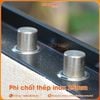 Chốt khóa inox phi 25 đúc đặc, ăn sâu 4 chiều, chống cạy phá tối đa