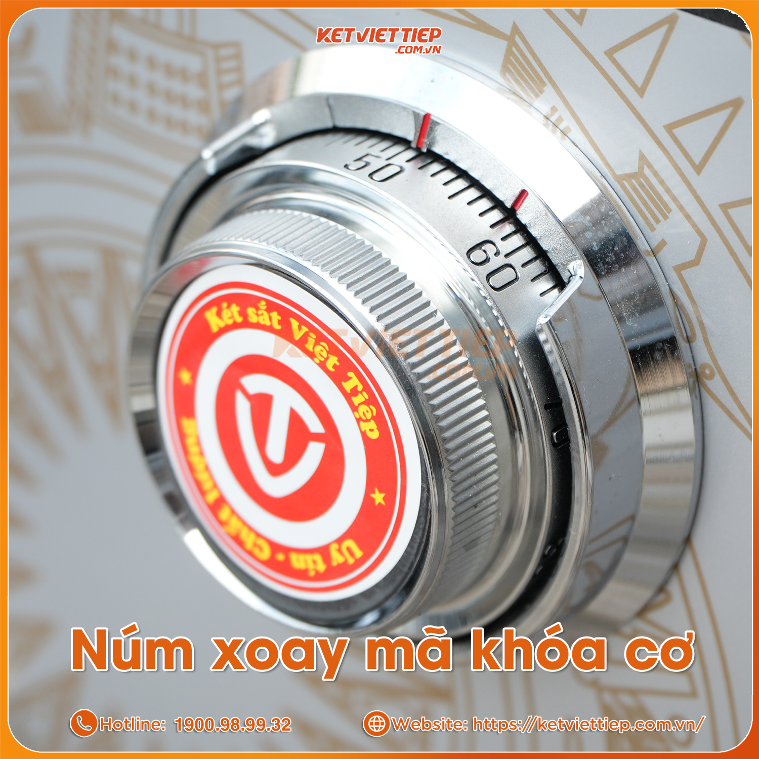 Két Sắt Siêu Cường Việt Tiệp Cỡ Lớn KSC100DM Khóa Cơ Đổi Mã