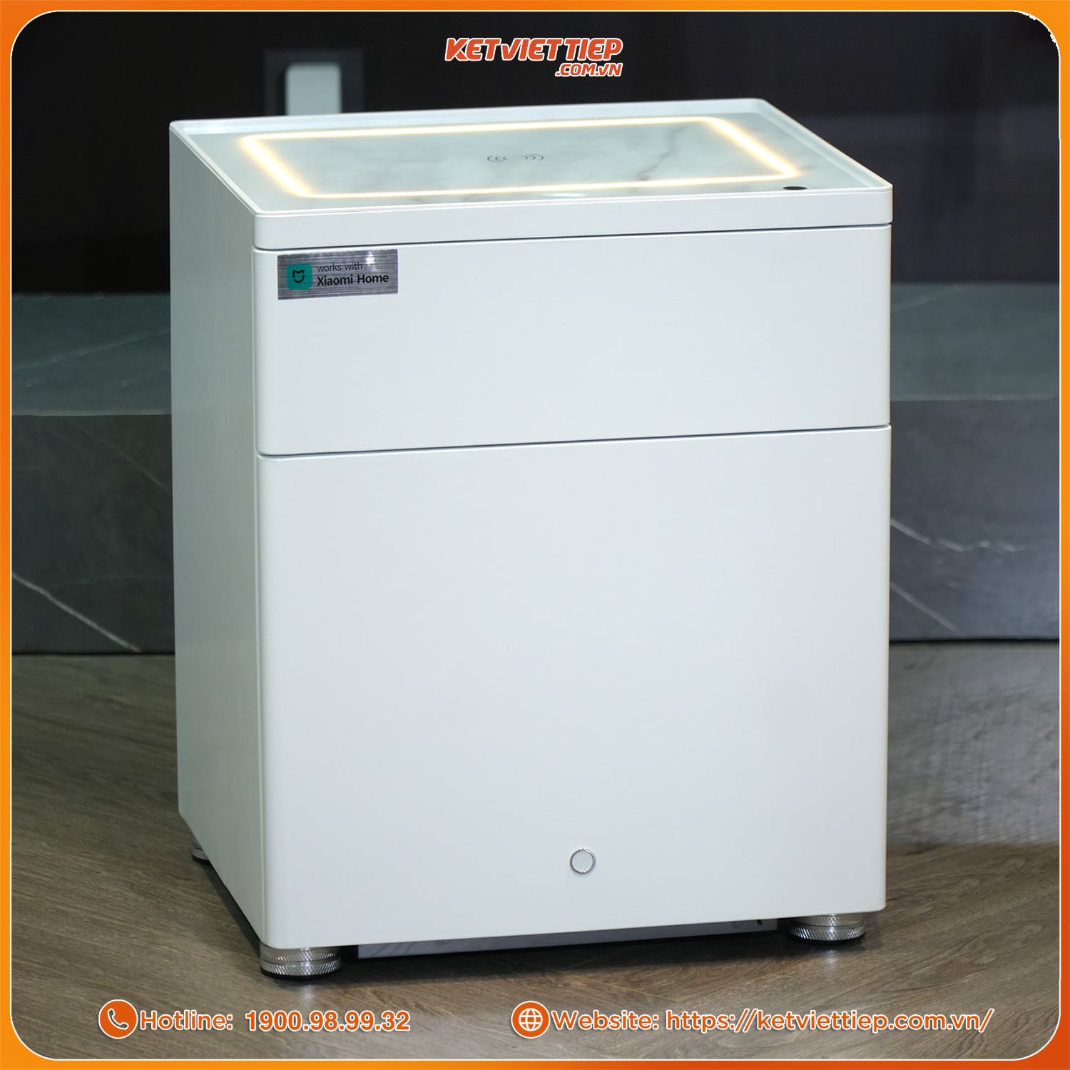 Két Sắt Tủ Đầu Giường Thông Minh Xiaomi CRMCR 50YN Kết Nối APP Xiaomi Home