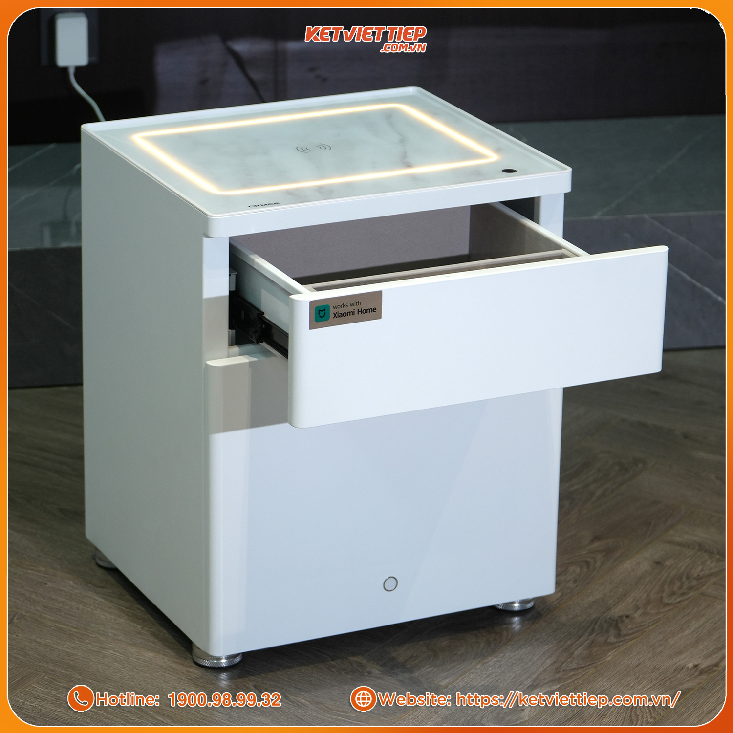 Két Sắt Tủ Đầu Giường Thông Minh Xiaomi CRMCR 50YN Kết Nối APP Xiaomi Home