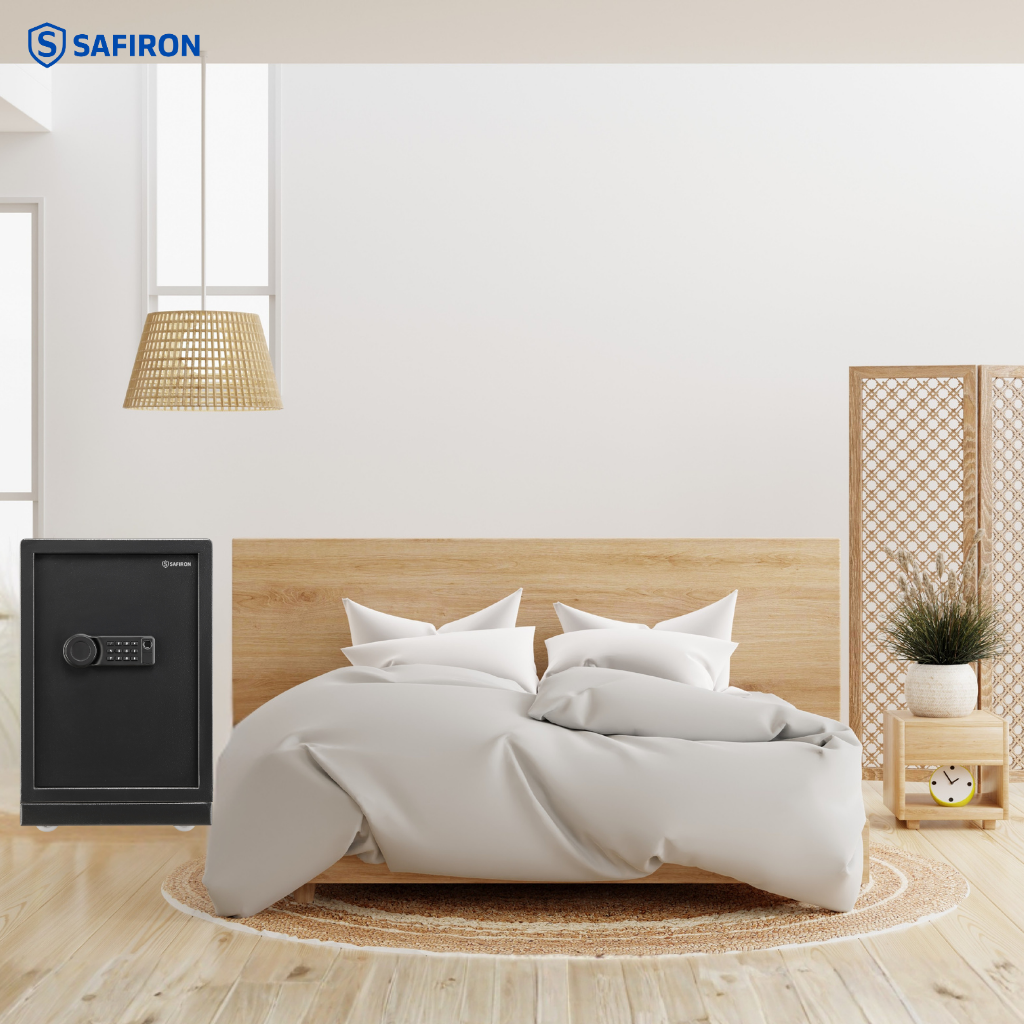 Két Sắt Nhập Khẩu Safiron 60LBF Vân Tay Điện Tử Kết Nối App Điện Thoại